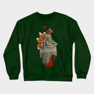 Japanese fox Crewneck Sweatshirt